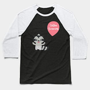 Autism Awareness Raccoon Baseball T-Shirt